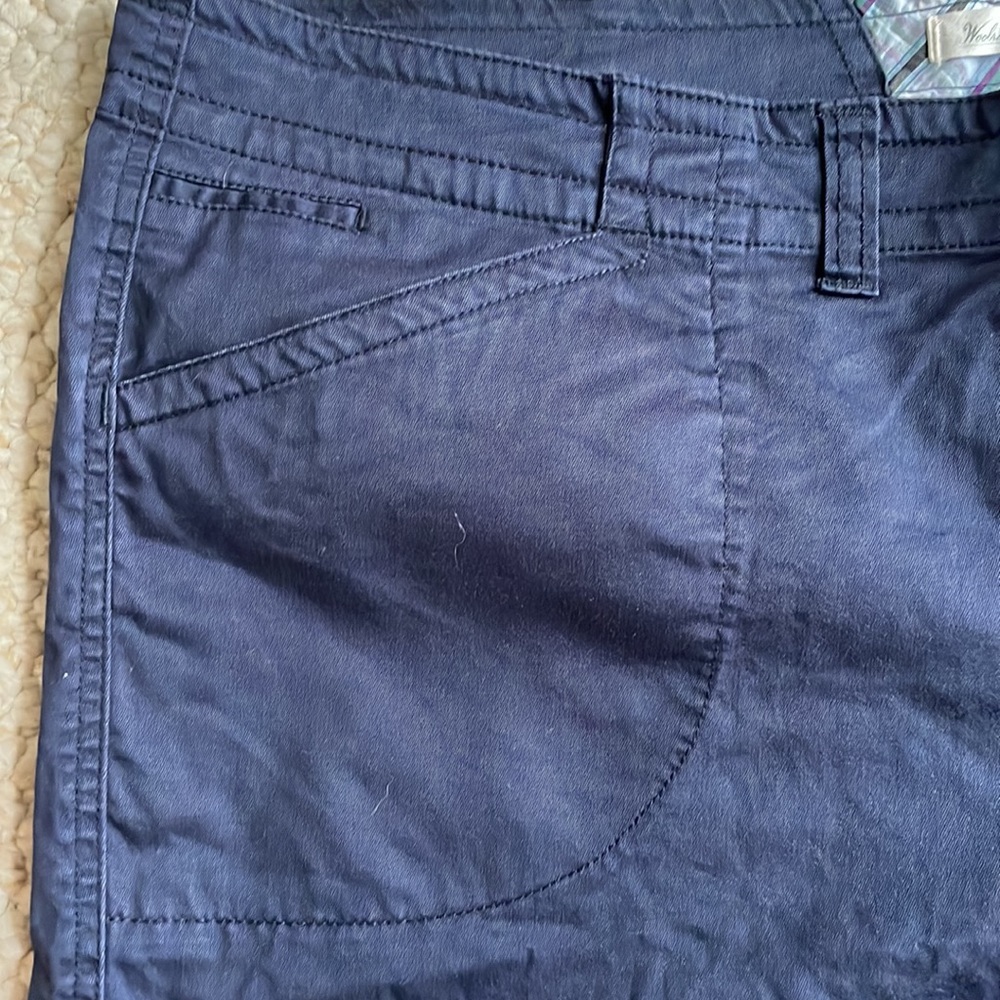 Woolrich Women’s Bermuda Shorts - Size 18 - Navy Blue - Picture 3 of 6